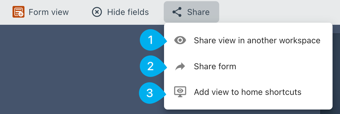 form sharing