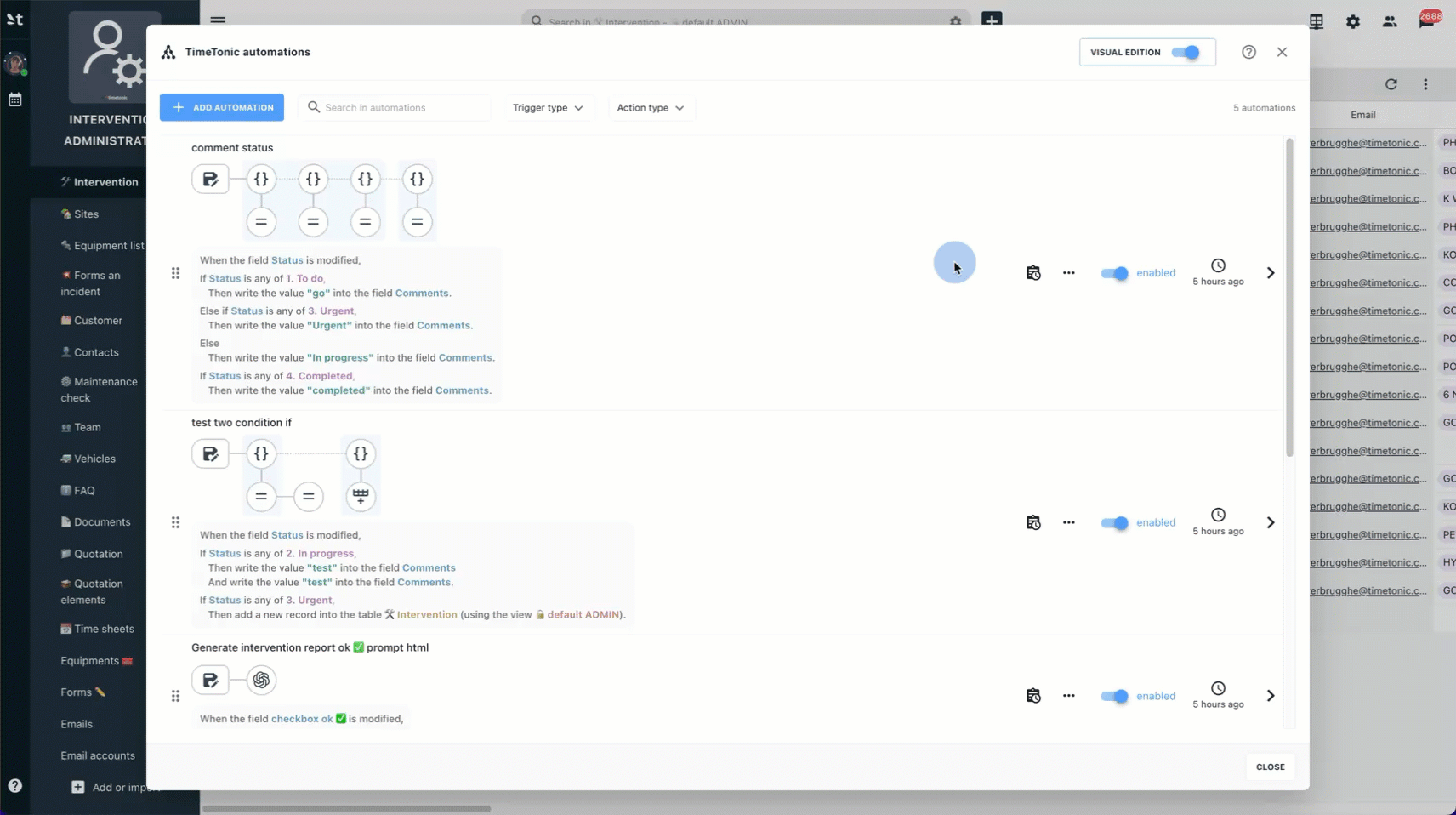 Sequential editor view demo