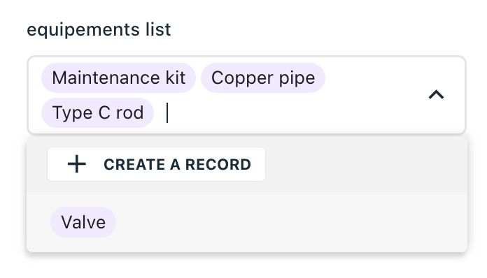 Tag view with the option enabled: no cross on the tags